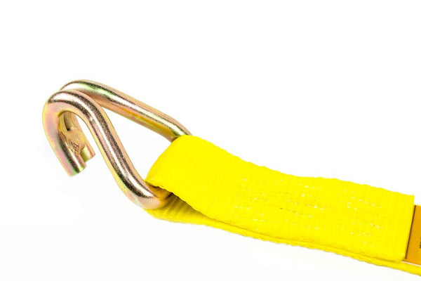 4'' x 30' Winch Strap with Wire Hooks – Heavy-Duty Truck Tie-Down for Secure Cargo Transport