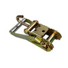 2'' Short Wide Ratchet Buckle with Single Finger Hook