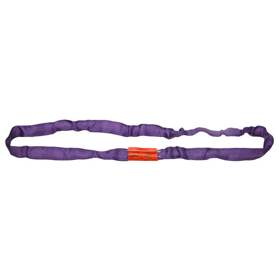 Endless Round Lifting Sling, Crane Rigging Hoist Wrecker Recovery Strap Purple 3000LBS Vertical