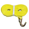 4''x30' Winch Strap with Wire Hooks - Manufacturer Express